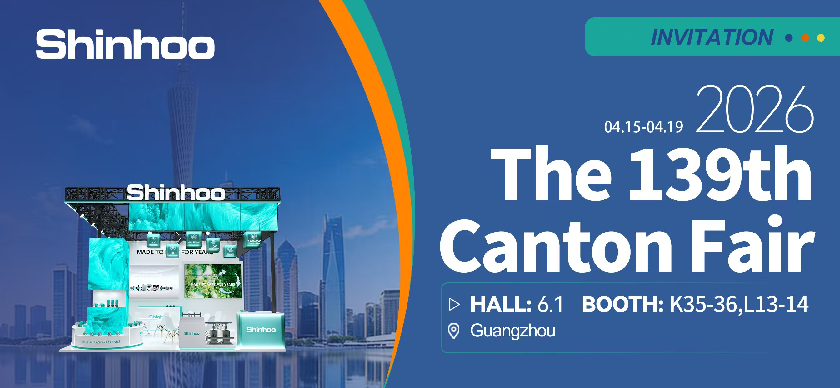 Shinhoo al 139&deg; Canton Fair