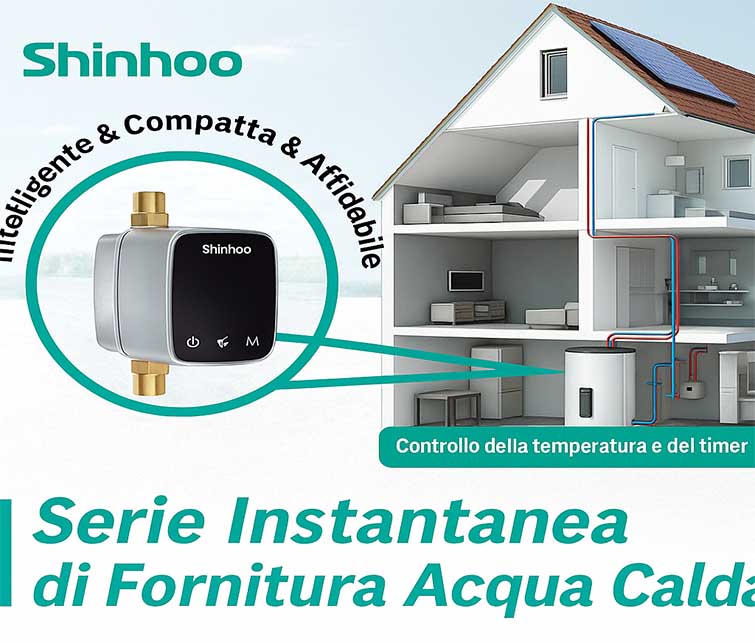 Mai più attese per l'acqua calda – Prova la comodità della Serie Instant di Shinhoo