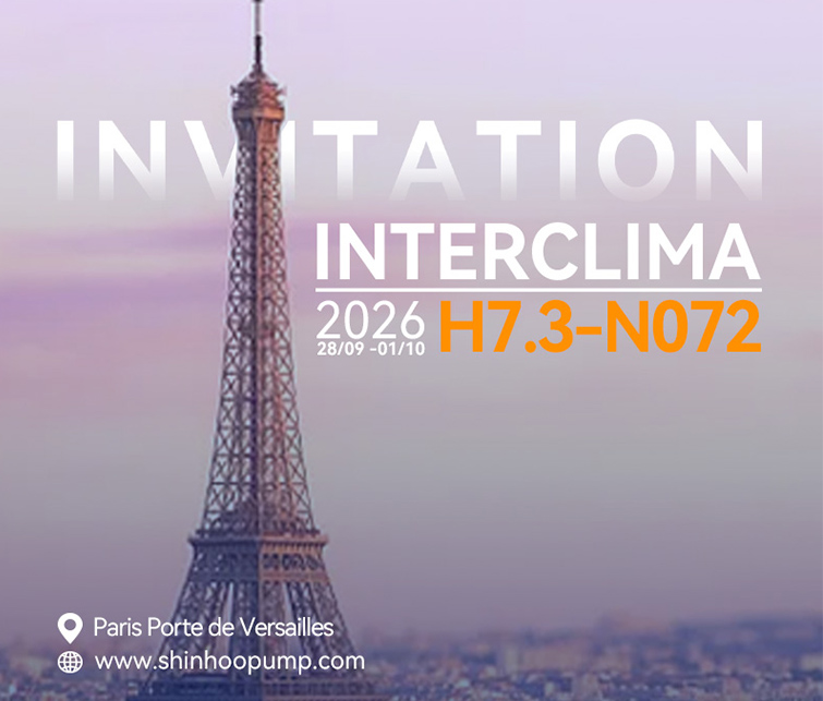 Incontra Anhui Shinhoo a Interclima 2026 | Paris Expo Porte de Versailles 28 set – 1 ott 2026